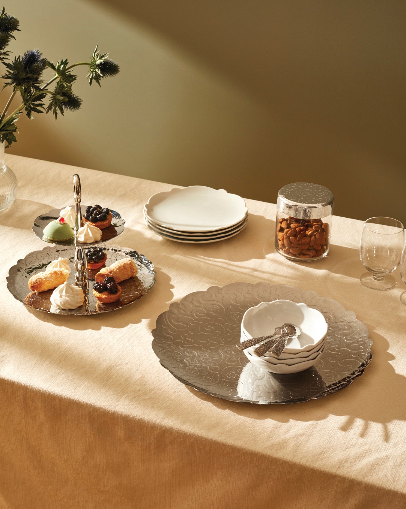 Dressed: ALESSIアレッシィ Dressed バターディッシュMW16 Round tray