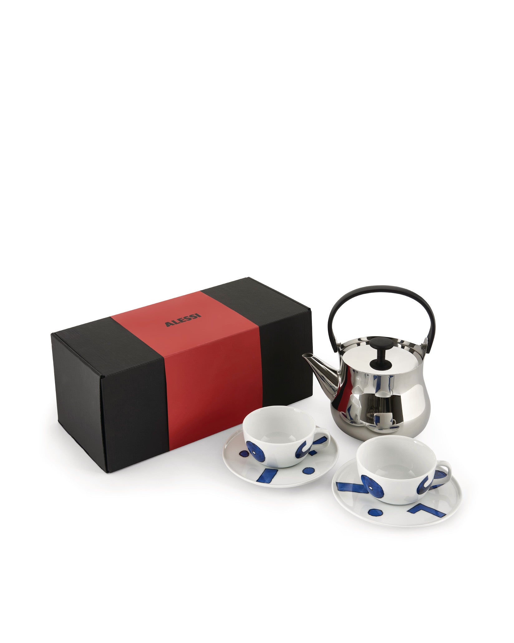 Alessi & Tea: Set with teapot and teacups by Naoto Fukasawa | Alessi