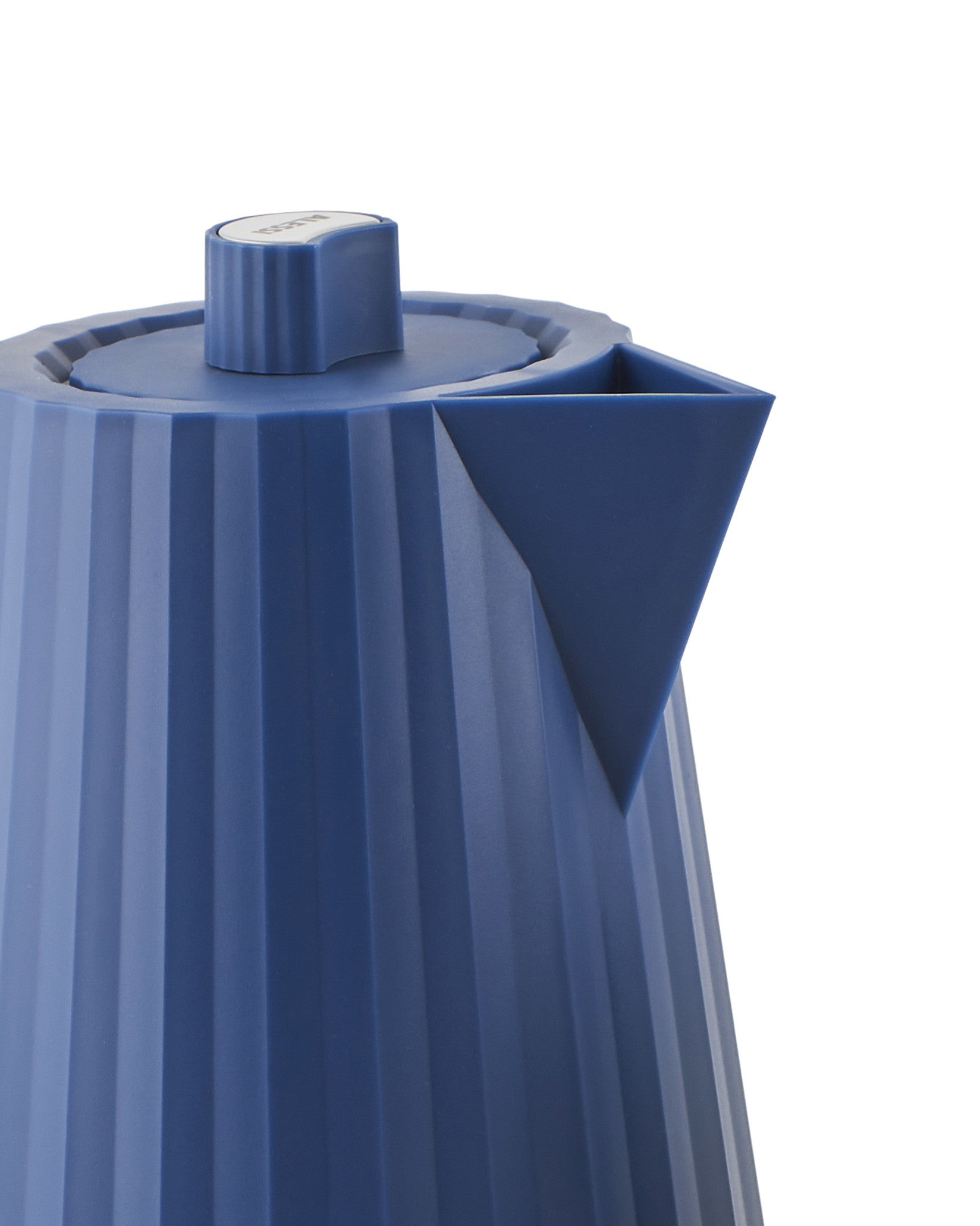 Plissé: Blue Electric Kettle By Michele De Lucchi | Alessi