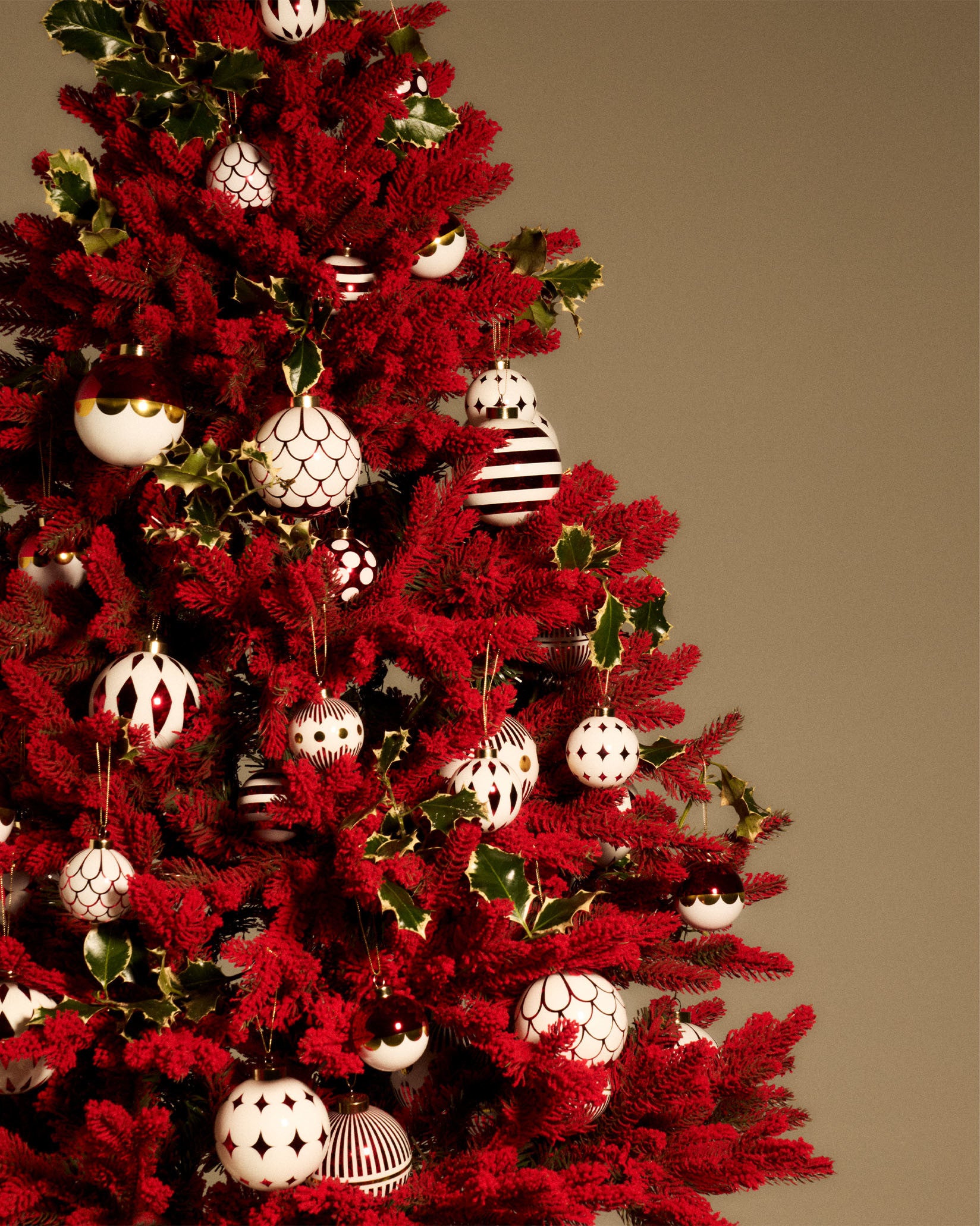 Delight: Set of 2 blown glass Christmas tree baubles | Alessi
