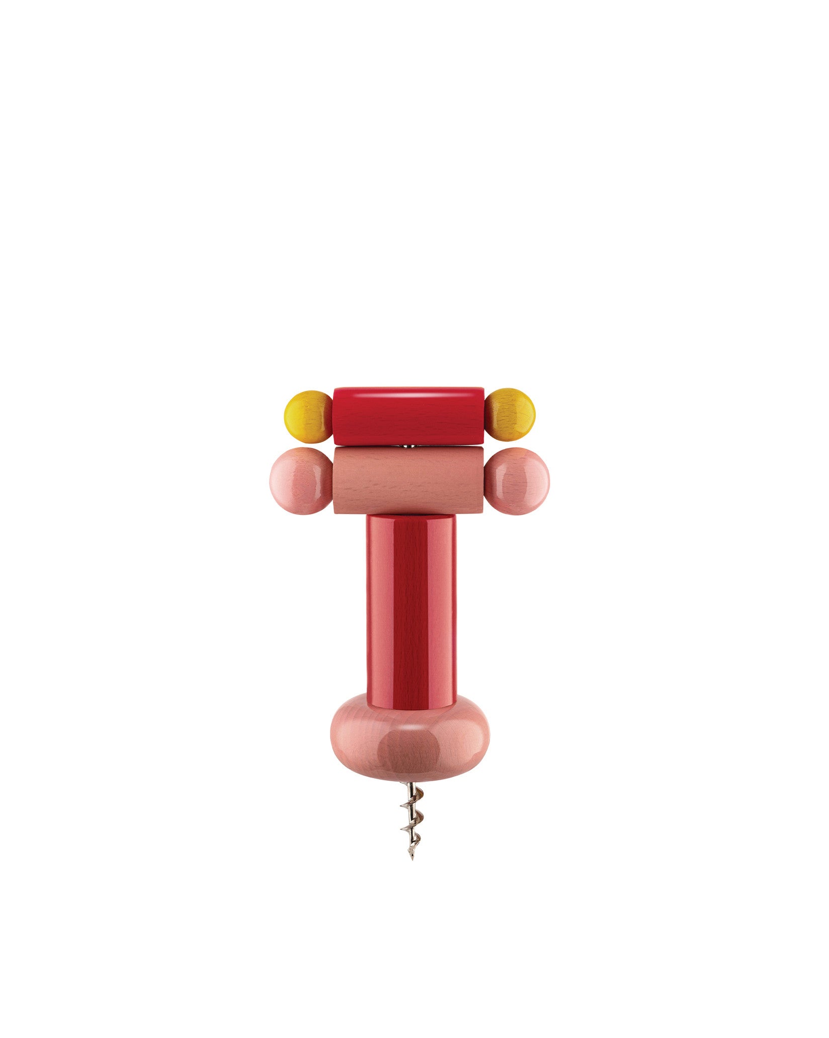 Cavatappi Alessi ES17 Legno Faggio - Design Ettore Sottsass, Collezione 100 Values, 18cm - Foto 5