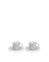 KU Default Title Set of two mocha cups with saucers Alessi