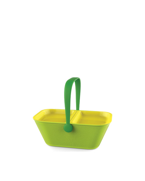 PetNic green Cesta de viaje para animales domésticos Alessi