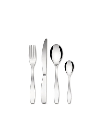 Amici 24-Piece Cutlery Set – 18/10 Stainless Steel, Modern Design, Service For 6