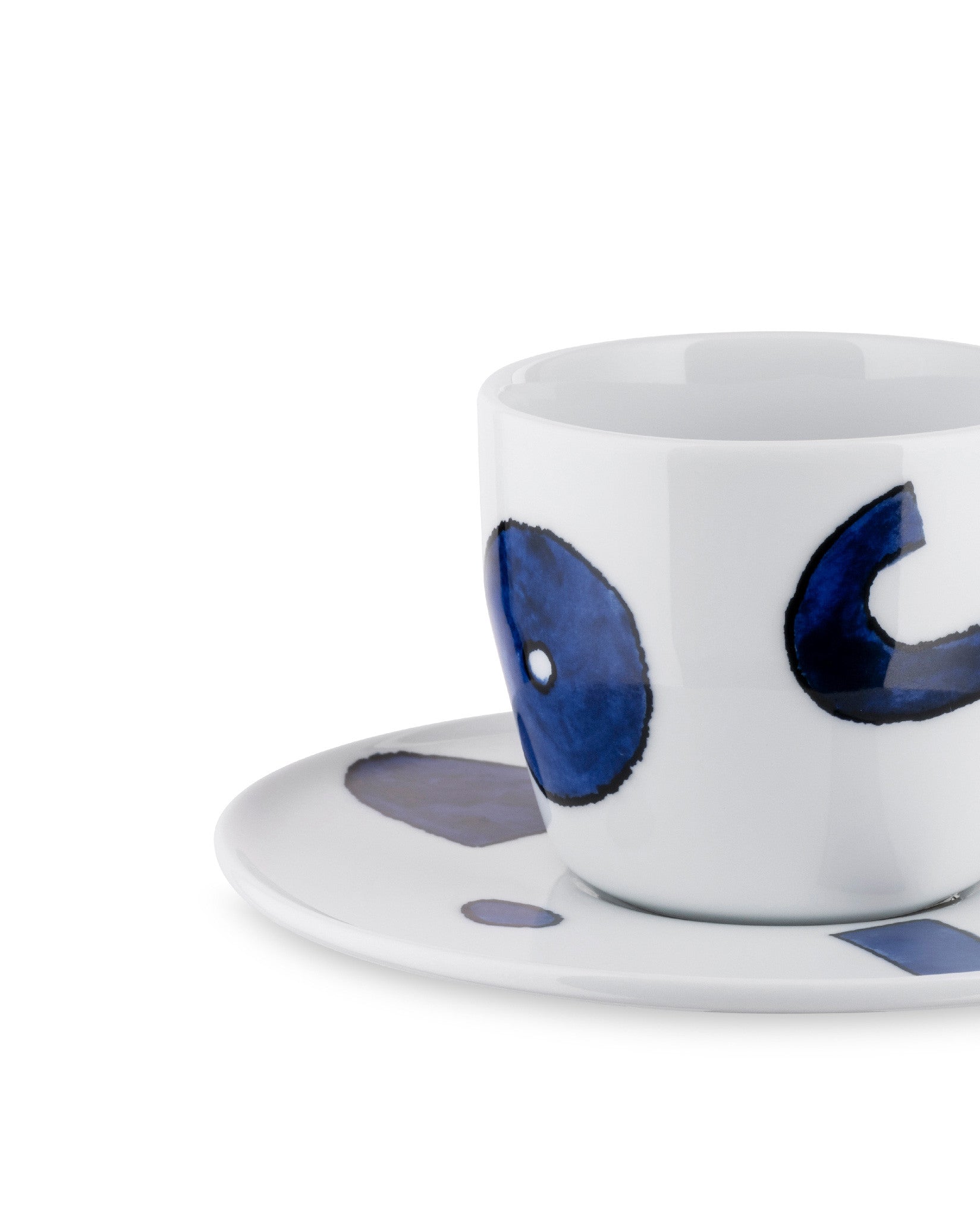 Assiette Plate Alessi Itsumo - Porcelaine Blanche Décorée Samiro Yunoki - Diamètre 27 Cm - Design Naoto Fukasawa