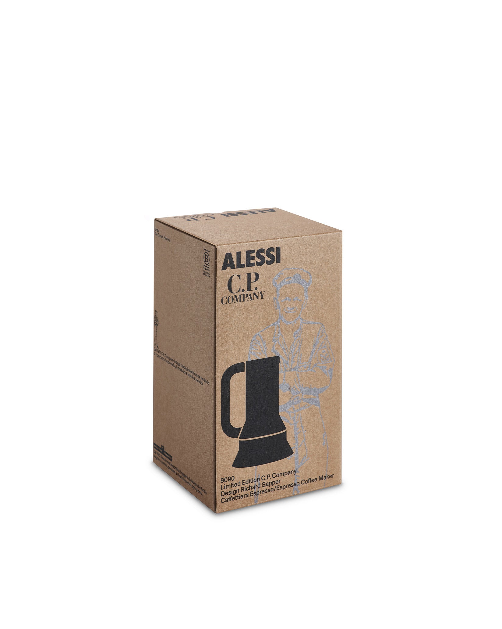 9090/3 : Espresso coffee maker By Richard Sapper | Alessi - C.P.