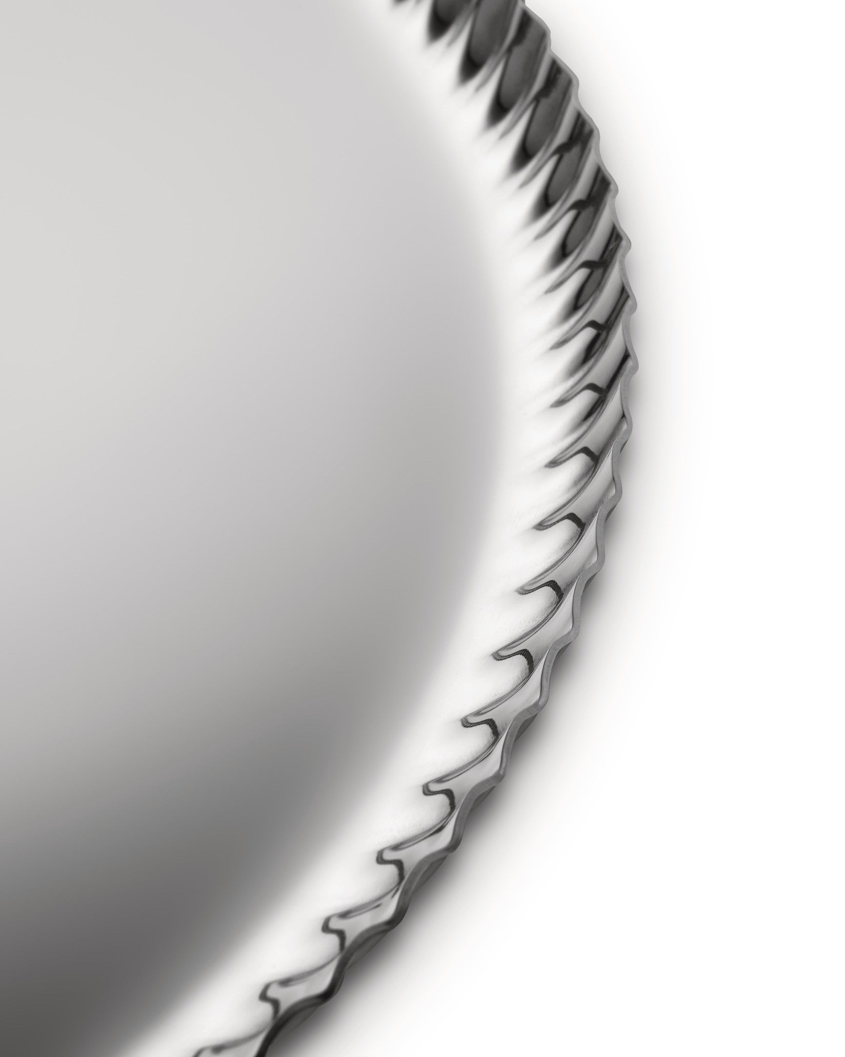 Pleats cm 23 || inch 9″ Bandeja redonda Alessi 4