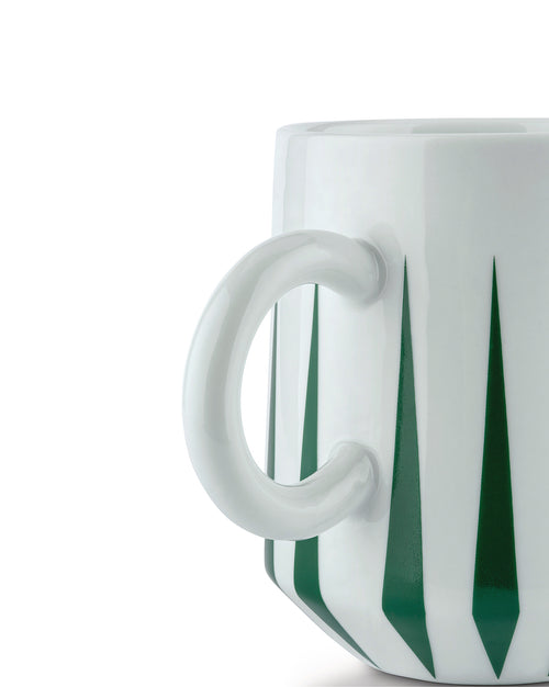 Delight verde Set de dos tacitas para café con platito Alessi 4