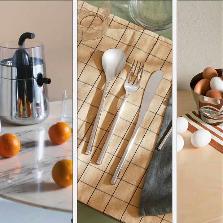 CACTUS! - Condiment set: oil, vinegar, salt & pepper | Alessi