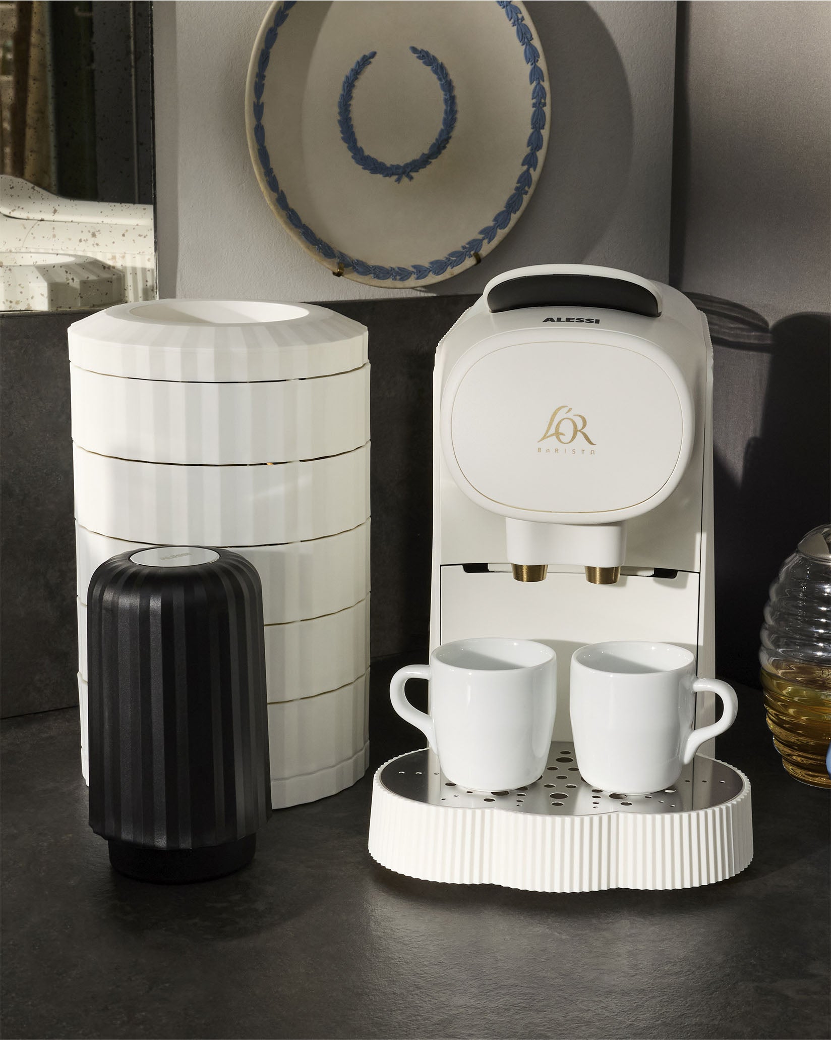 Bibo: Tea and coffee accessories set By Valerio Sommella | Alessi