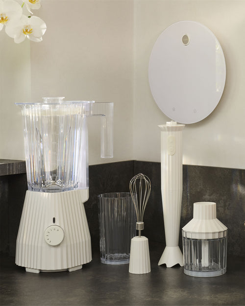 Plissé white Balanza de cocina digital Alessi 1