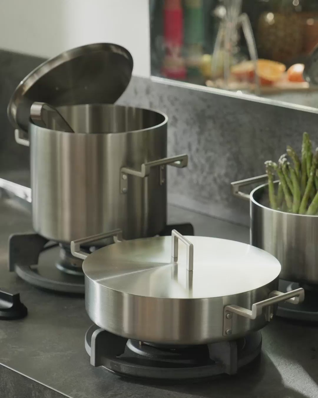Convivio Cookware Set Designed By David Chipperfield | Alessi