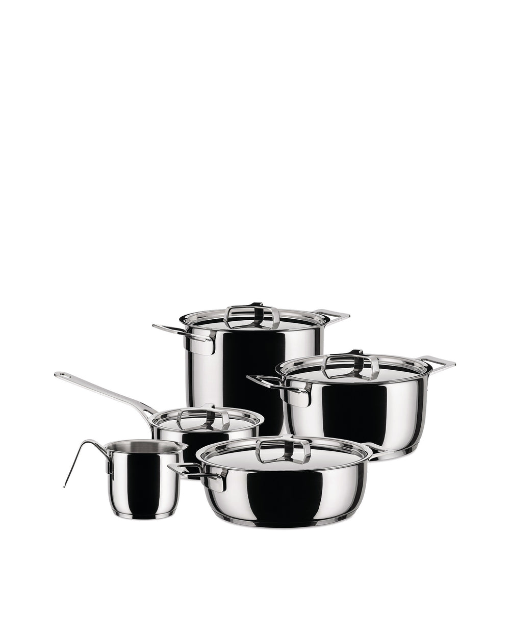 Mäser Asterion Set 8 Pièces Casseroles Cuivrées Acier Inox Anti-adhésif Induction - Élégance Et Performance En Cuisine