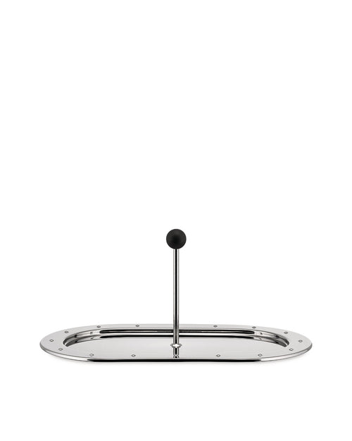 Rond roestvrijstalen dienblad - Alessi - Koop online | The Kitchen Lab Rond roestvrijstalen dienblad - Alessi - Koop online | The Kitchen Lab