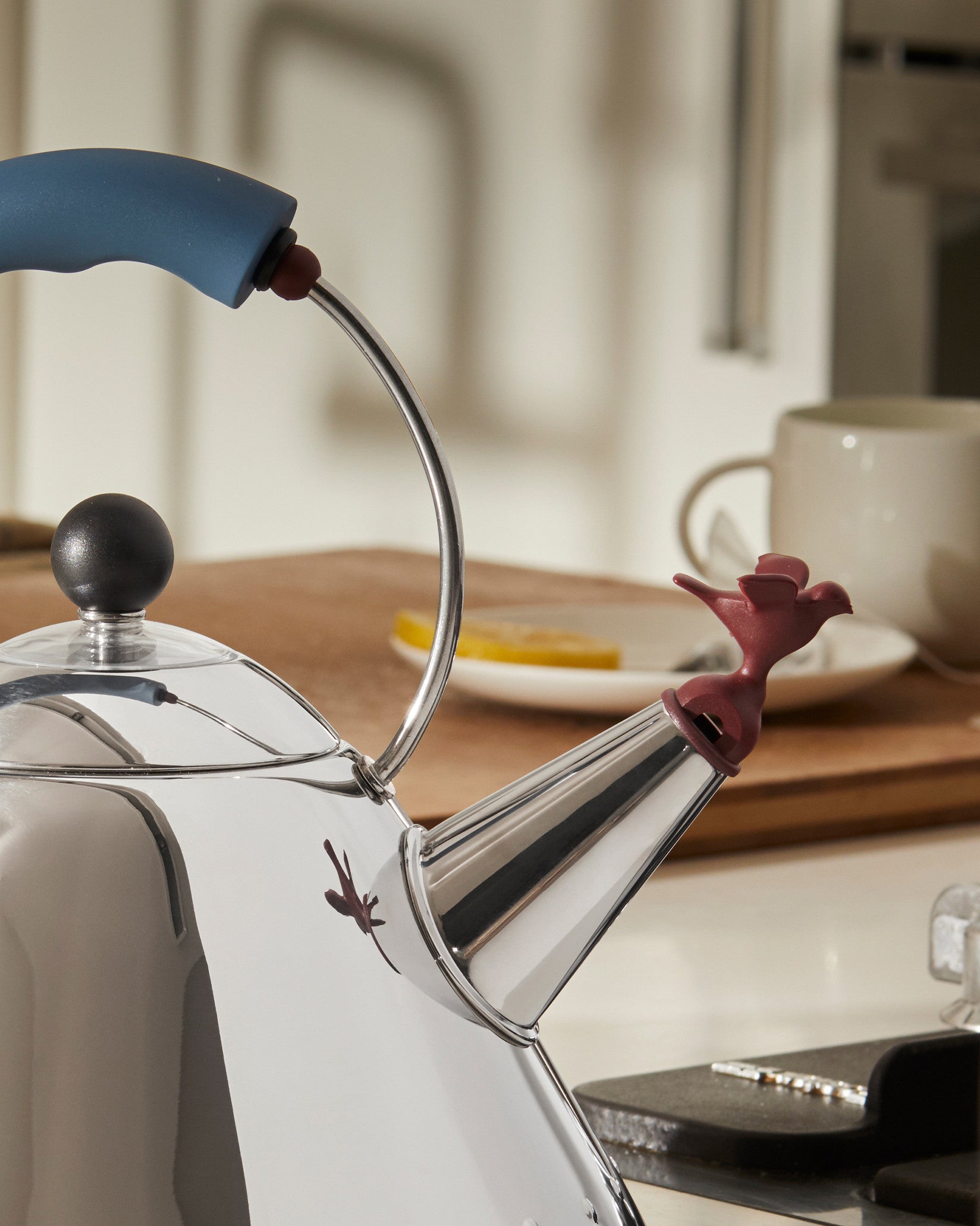 Fischietto Bollitore Fischietto Di Ricambio Per Bollitore Alessi Michael Graves 9093 - Bianco, In Poliammide Resistente Al Calore Fischietto Termoresistente - Foto 7