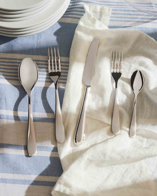 Alessi Big Love Tea Spoons Set – 4 Pieces, 18/10 Stainless Steel With Golden Pink PVD Coating