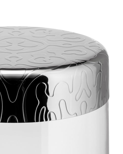 Huevera Y Cuchara Alessi Diseñada Por Marcel Wanders - Color Blanco, Acero Inoxidable 18/10 Pulido, Diseño Moderno Y Elegante