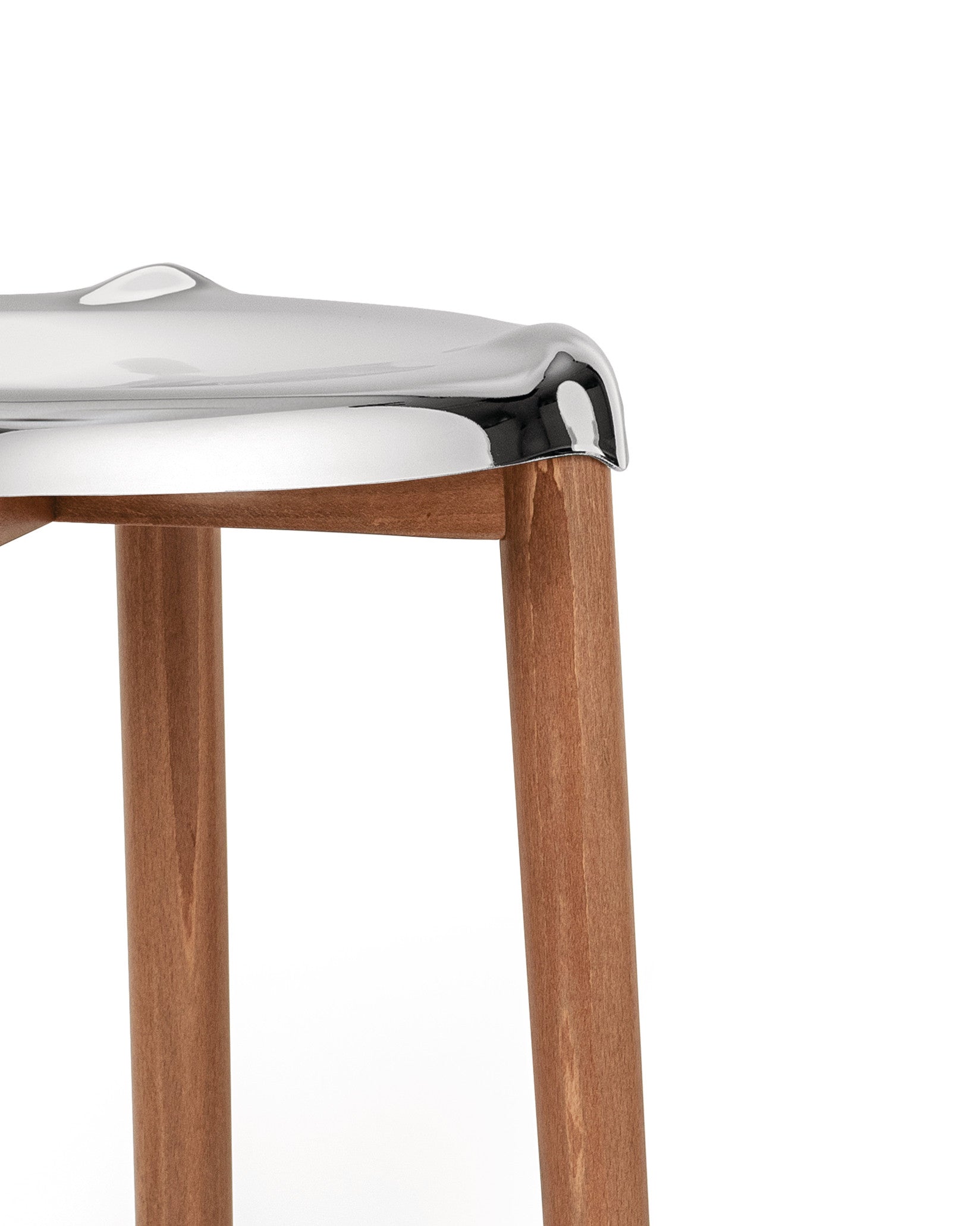 年末SALE【激レア】Alessi ステンレススチール スツール Poêle Collection: Stool by Philippe Starck | Alessi
