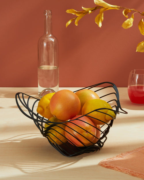 Mediterraneo steel fruit bowl - ALESSI - GREEN - Bongénie Mediterraneo steel fruit bowl - ALESSI - GREEN - Bongénie
