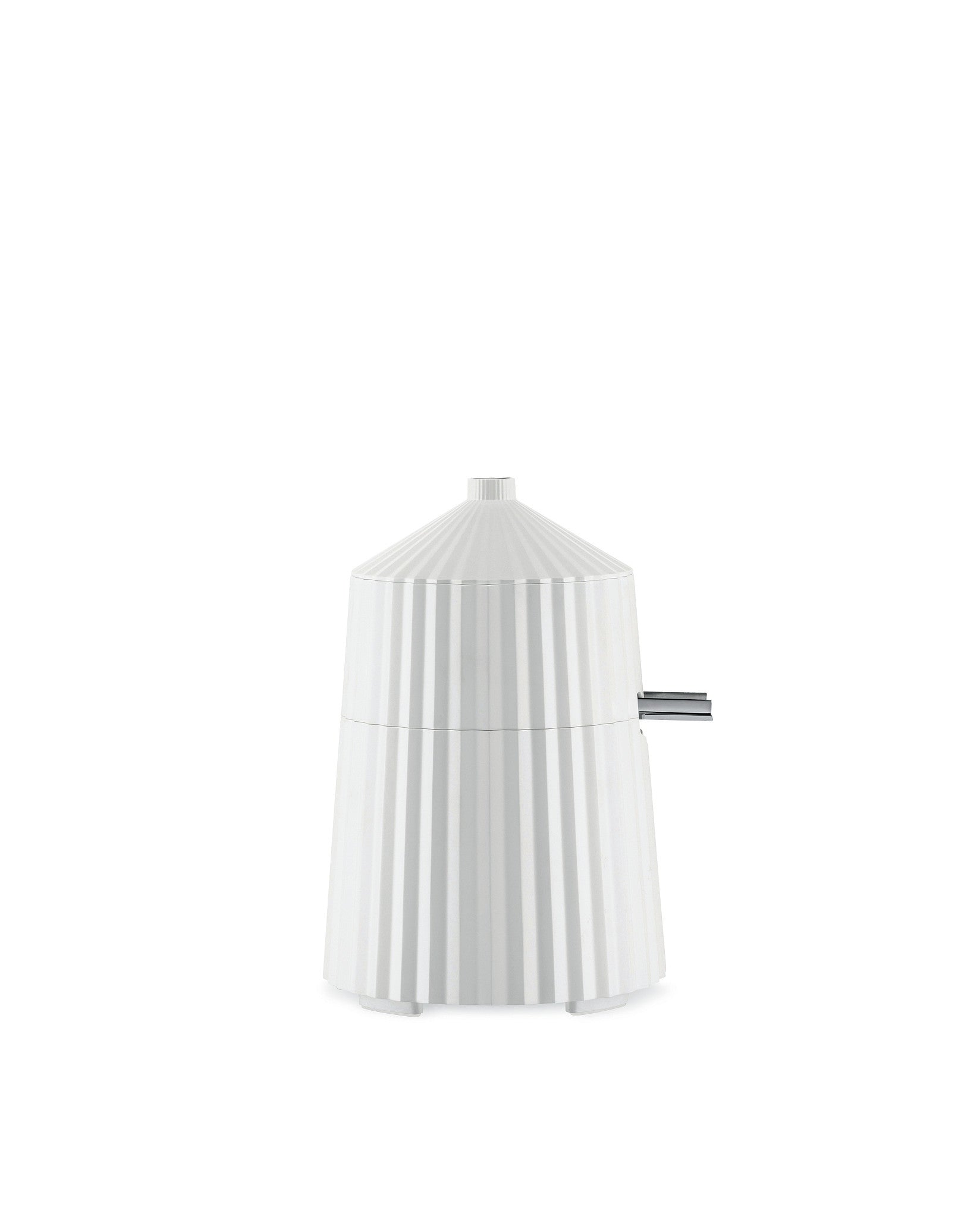 Plissé white Electric citrus-squeezer. European plug. Alessi