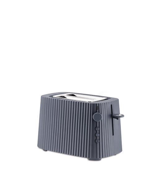 Plissé grey Toaster. English plug Alessi