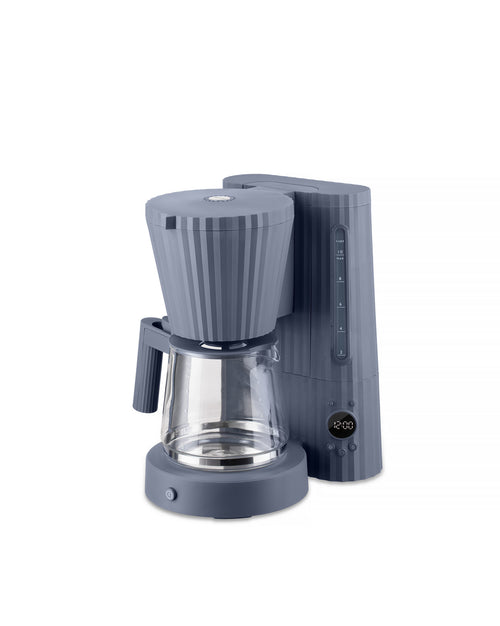 Plissé grey Macchina per caffè filtrato. Spina europea. Alessi